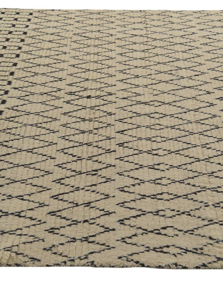 Detail image of 5' 9 x 9' 3 Hand Knotted Moroccan Wool Rug