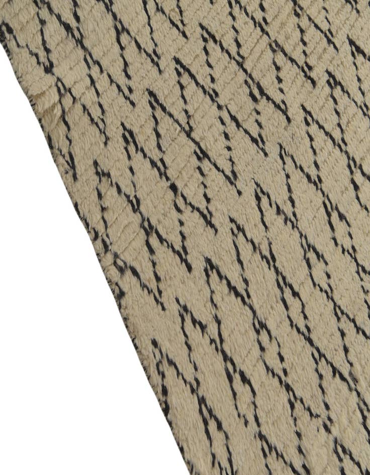 Detail image of 5' 9 x 9' 3 Hand Knotted Moroccan Wool Rug