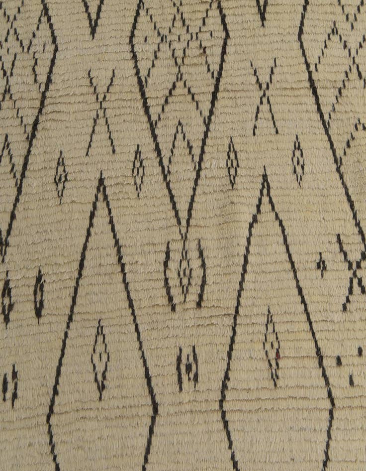 Detail image of  10' x 14' 4  Hand Knotted Moroccan Wool Rug