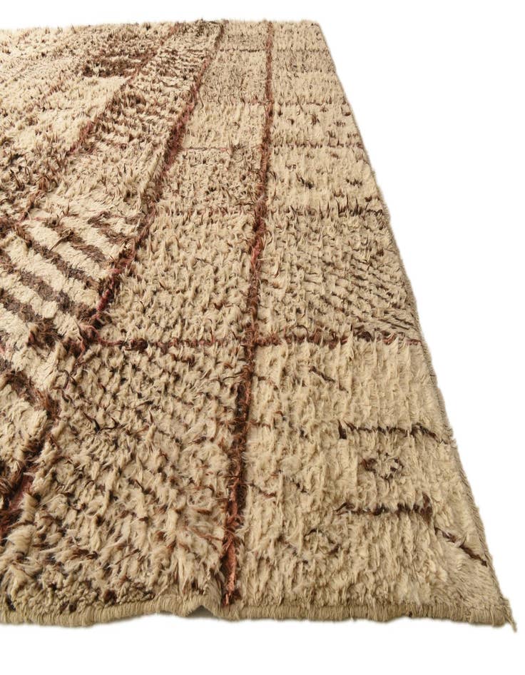 Detail image of  15' 3 x 24'  Hand Knotted Moroccan Wool Rug