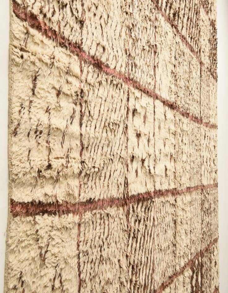 Detail image of  15' 3 x 24'  Hand Knotted Moroccan Wool Rug