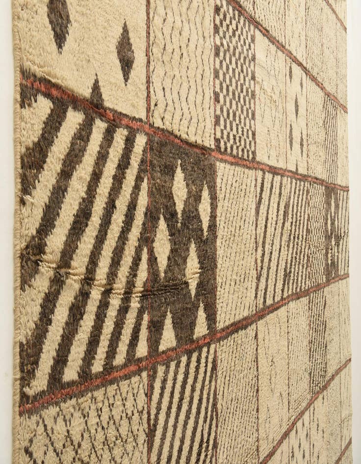 Detail image of  15' 3 x 24' 4  Hand Knotted Moroccan Wool Rug