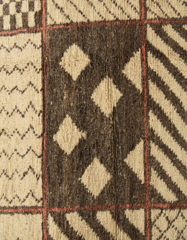 Detail image of  15' 3 x 24' 4  Hand Knotted Moroccan Wool Rug