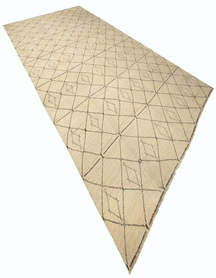 Detail image of  15' 10 x 24' 3  Hand Knotted Moroccan Wool Rug