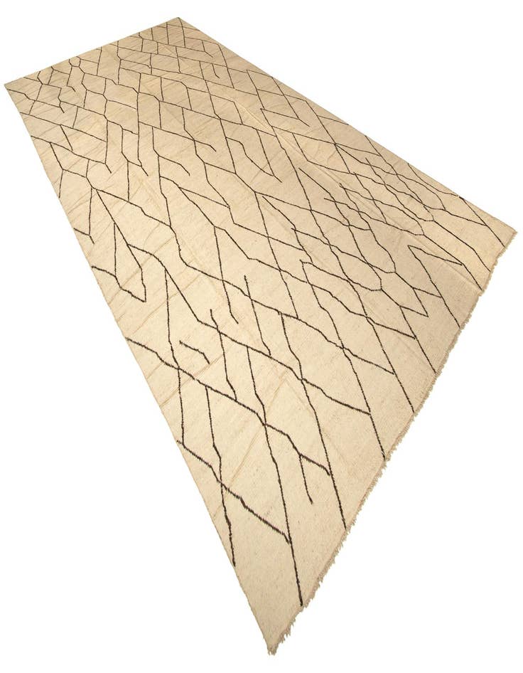 Detail image of  16' 1 x 24' 7  Hand Knotted Moroccan Wool Rug