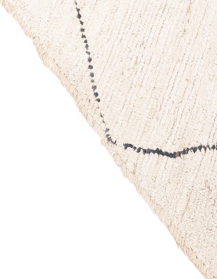 Detail image of  6' 4 x 8' 5  Hand Knotted Moroccan Wool Rug