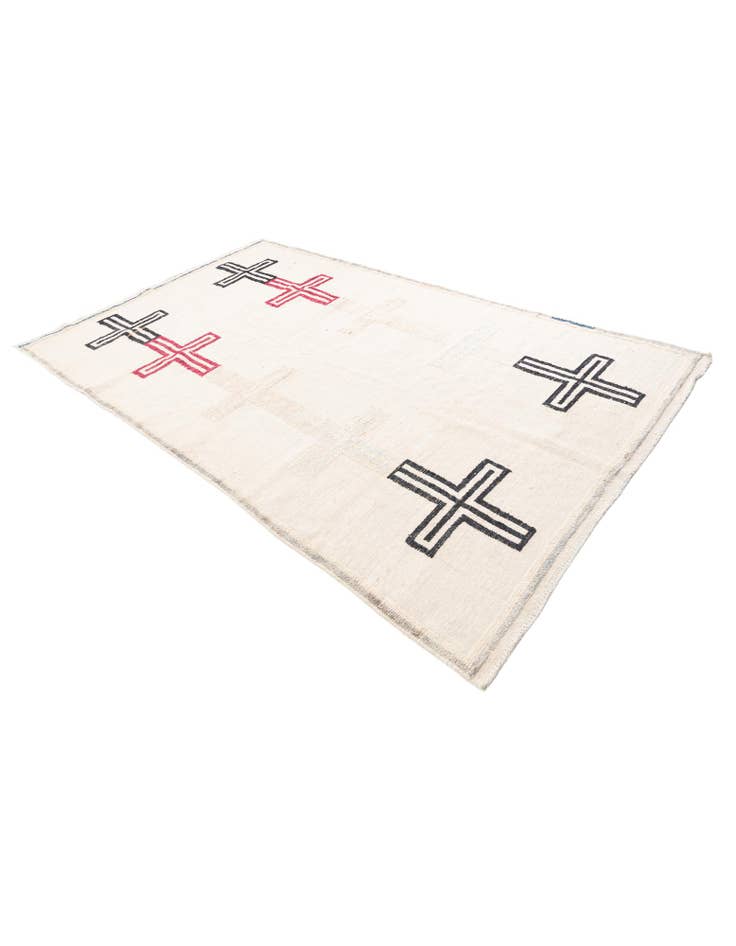 Detail image of  5' 8 x 9' 5  Hand Knotted Moroccan Wool Rug