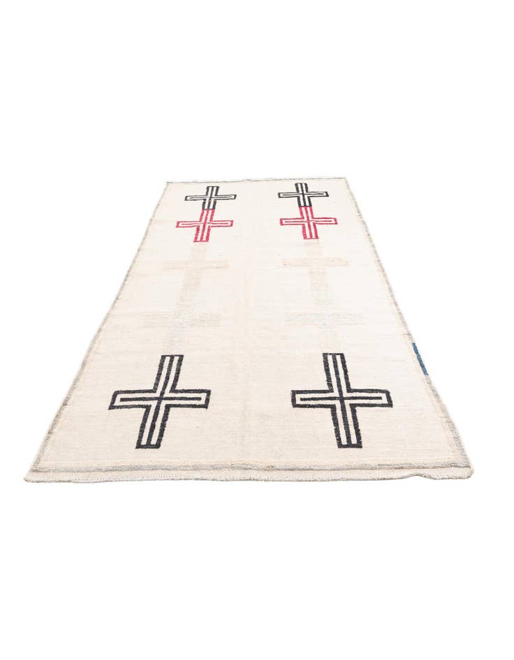 Detail image of  5' 8 x 9' 5  Hand Knotted Moroccan Wool Rug