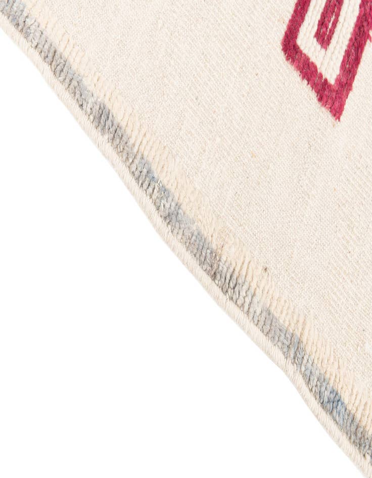 Detail image of  5' 8 x 9' 5  Hand Knotted Moroccan Wool Rug