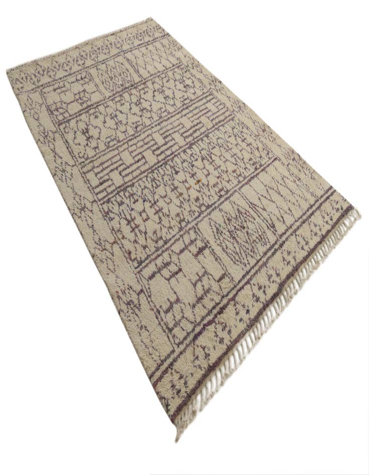 Detail image of  6' x 9' 1  Hand Knotted Moroccan Wool Rug