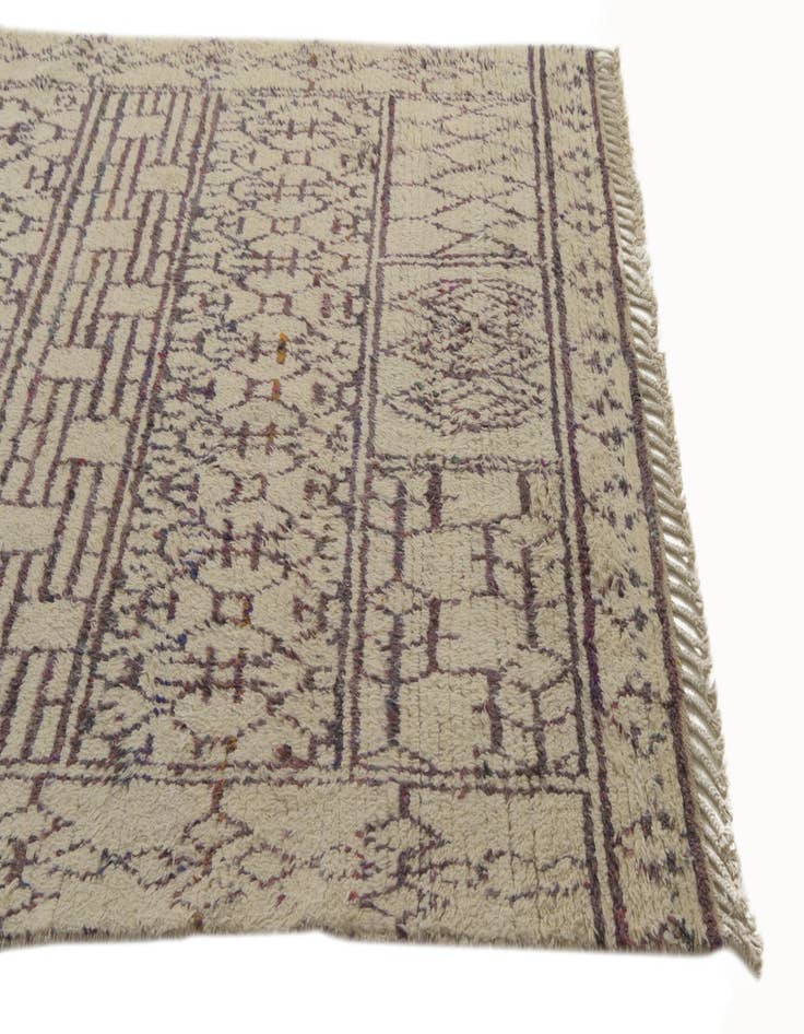 Detail image of  6' x 9' 1  Hand Knotted Moroccan Wool Rug