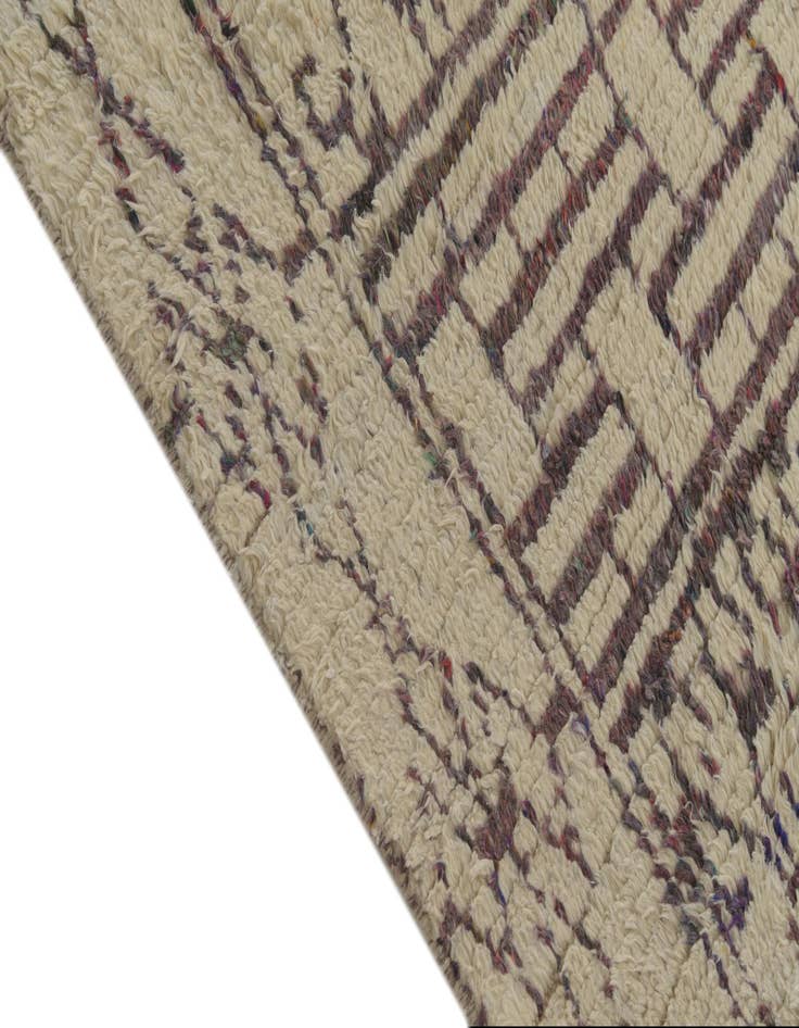 Detail image of  6' x 9' 1  Hand Knotted Moroccan Wool Rug