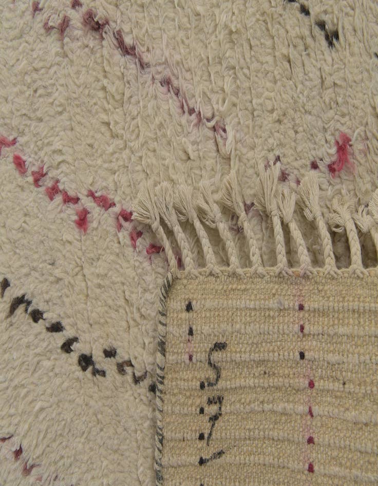 Detail image of  5' 10 x 9' 2  Hand Knotted Moroccan Wool Rug