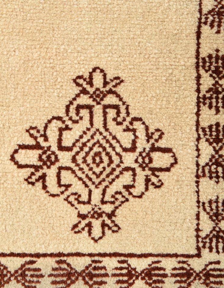 Detail image of  2' 8 x 5' 1  Hand Knotted Moroccan Wool Rug