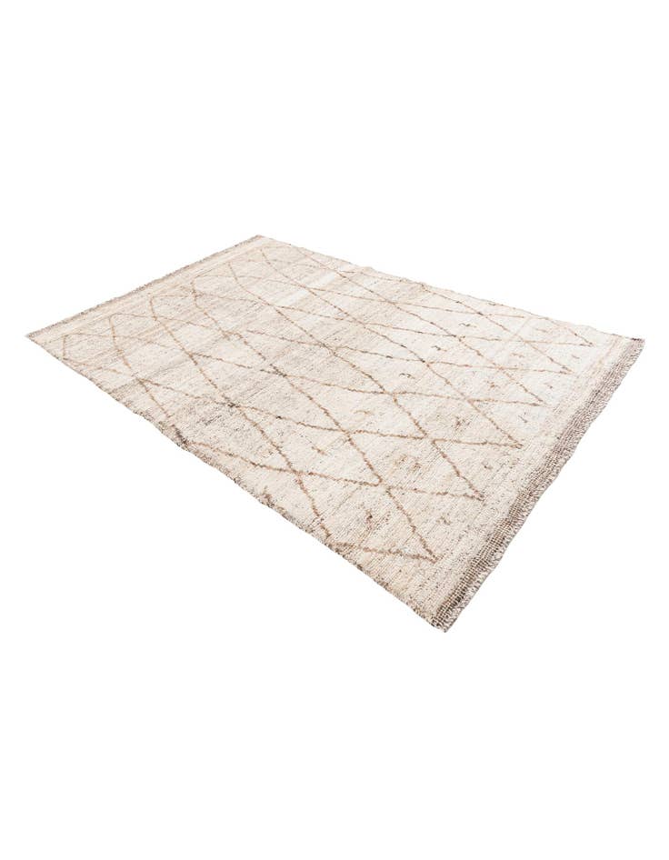 Detail image of  5' x 7' 6  Hand Knotted Moroccan Wool Rug