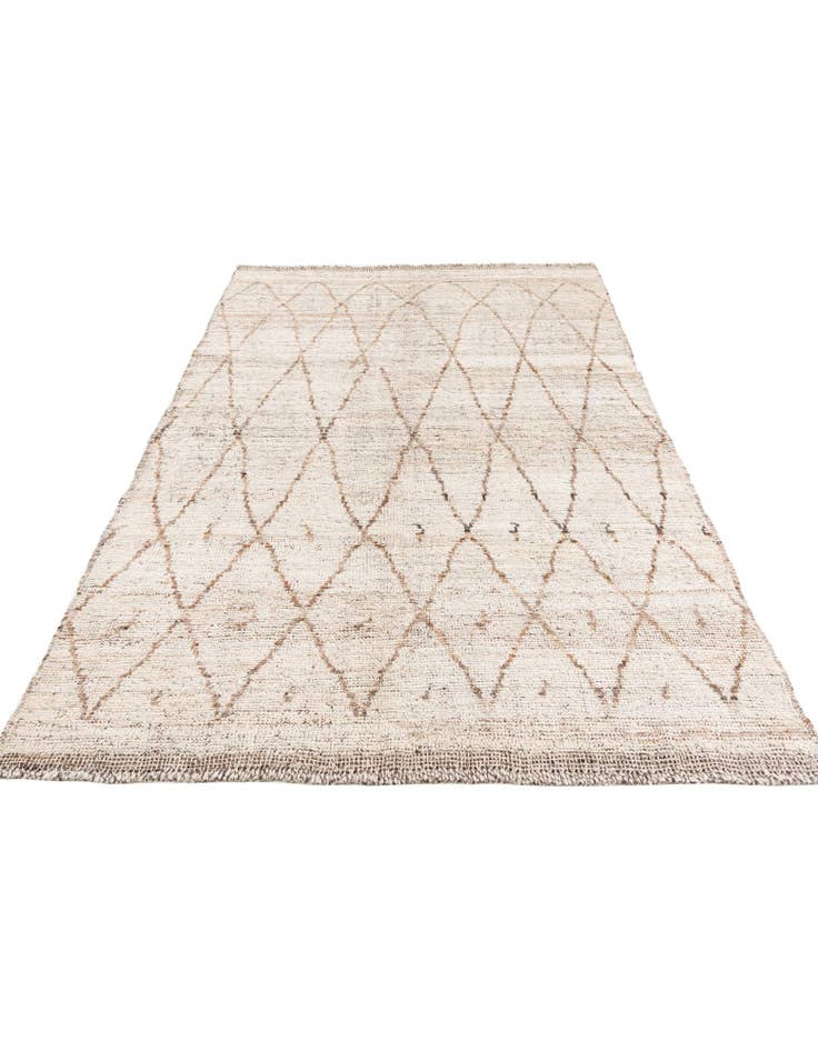 Detail image of  5' x 7' 6  Hand Knotted Moroccan Wool Rug