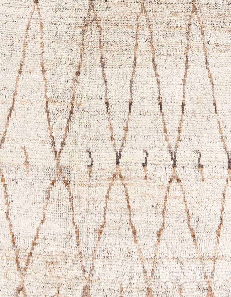 Detail image of  5' x 7' 6  Hand Knotted Moroccan Wool Rug