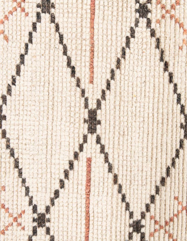 Detail image of  6' x 9'  Hand Knotted Moroccan Wool Rug
