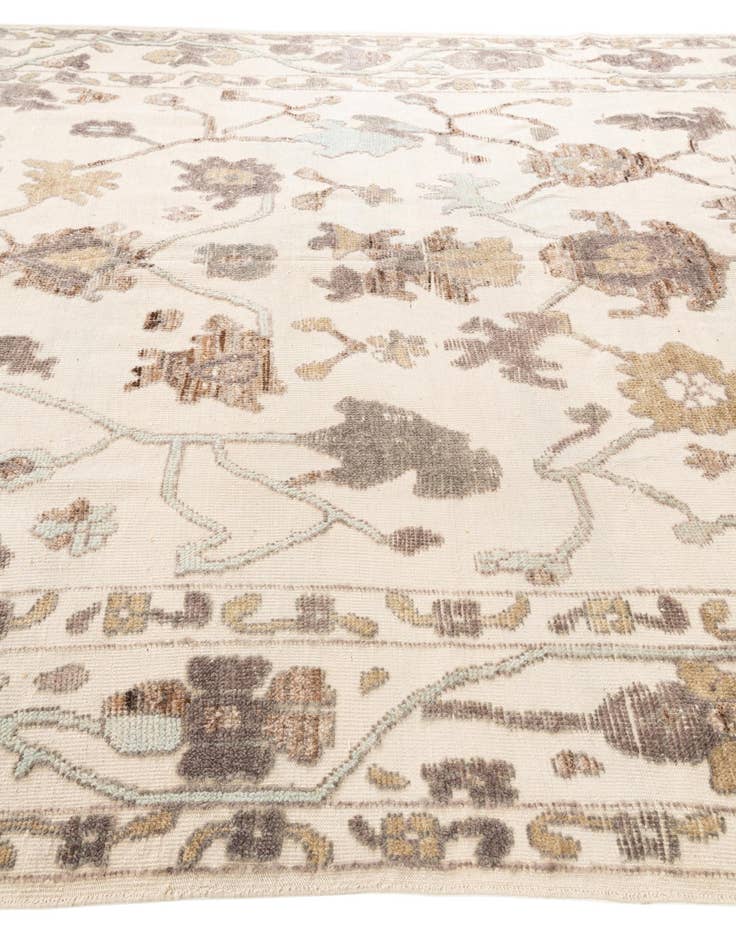 Detail image of  8' 8 x 12' 1  Hand Knotted Moroccan Wool Rug