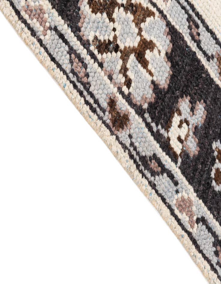 Detail image of  5' 10 x 9' 3  Hand Knotted Moroccan Wool Rug