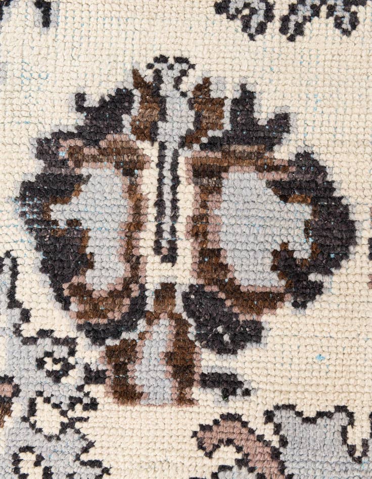 Detail image of  5' 10 x 9' 3  Hand Knotted Moroccan Wool Rug