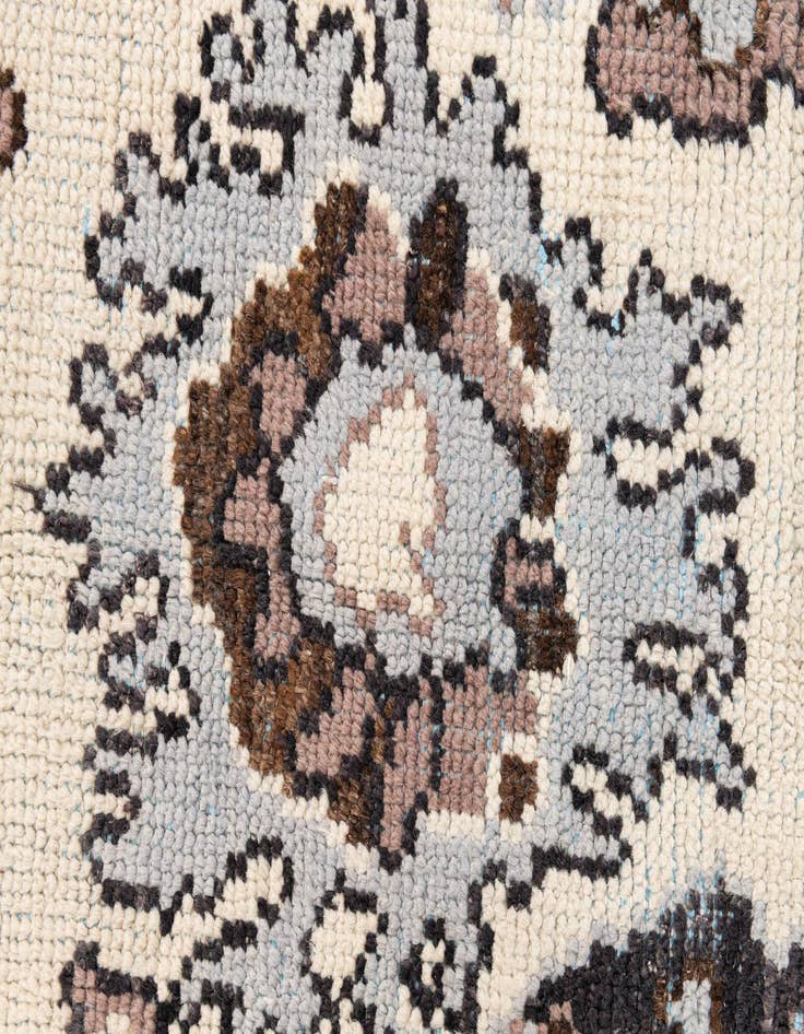 Detail image of  5' 10 x 9' 3  Hand Knotted Moroccan Wool Rug