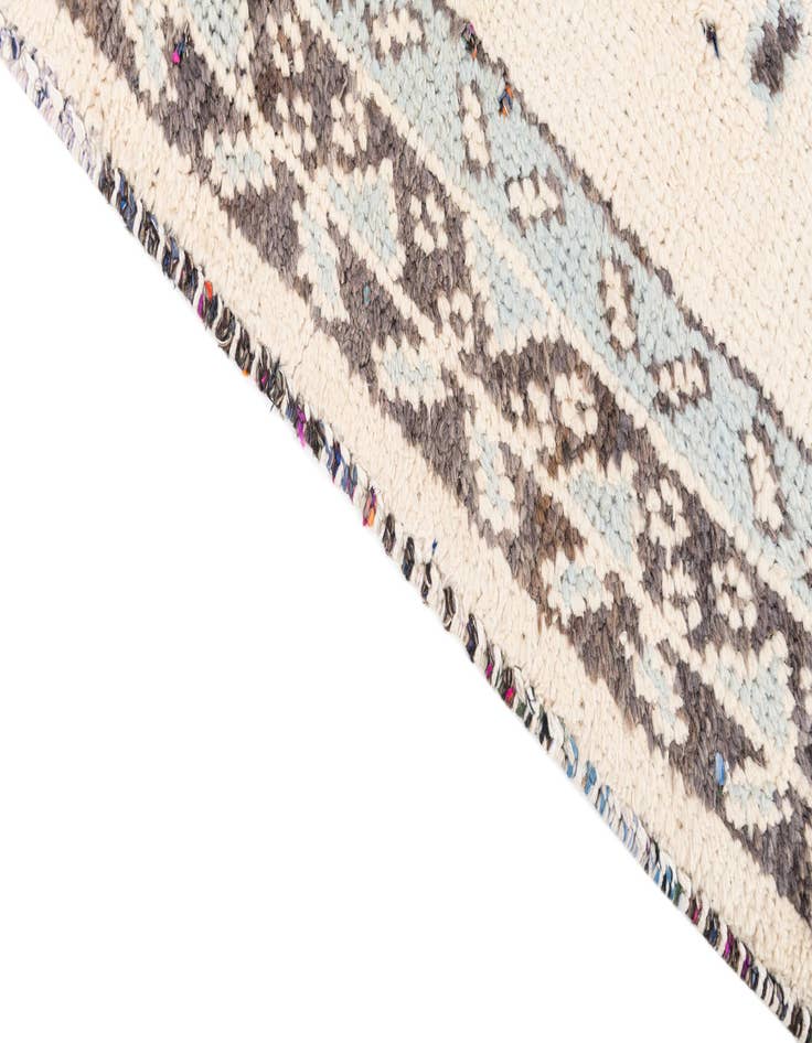 Detail image of  5' 4 x 7' 2  Hand Knotted Moroccan Wool Rug