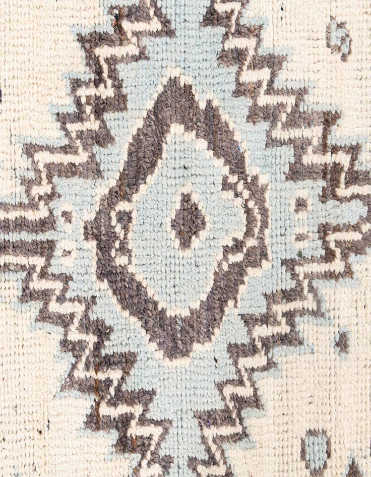Detail image of  5' 4 x 7' 2  Hand Knotted Moroccan Wool Rug