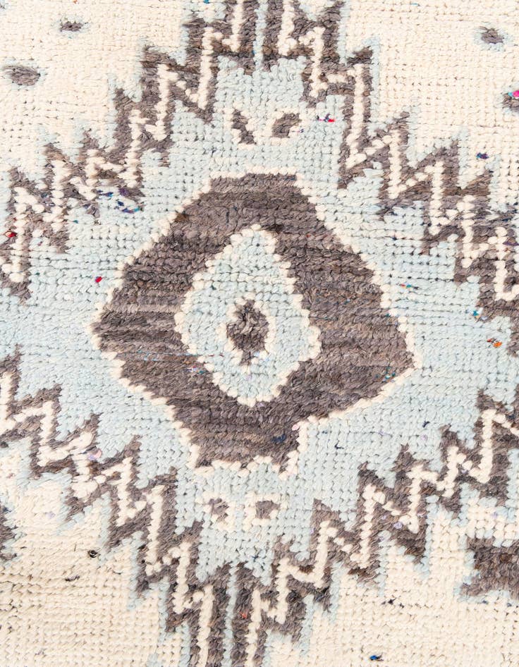 Detail image of  5' 4 x 7' 2  Hand Knotted Moroccan Wool Rug