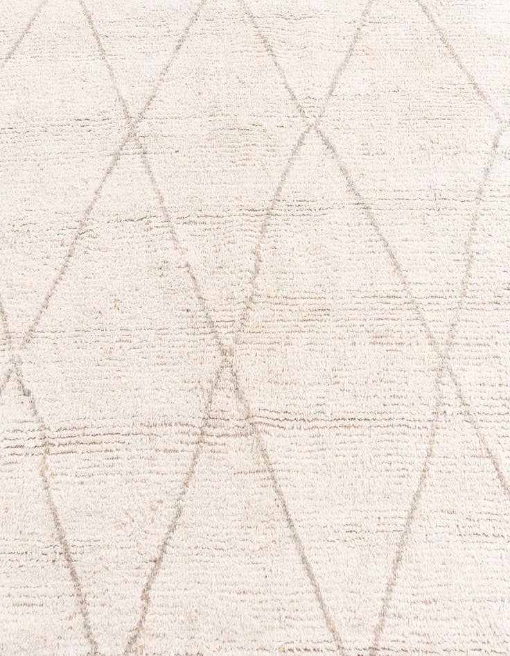 Detail image of  6' 8 x 8' 10  Hand Knotted Moroccan Wool Rug