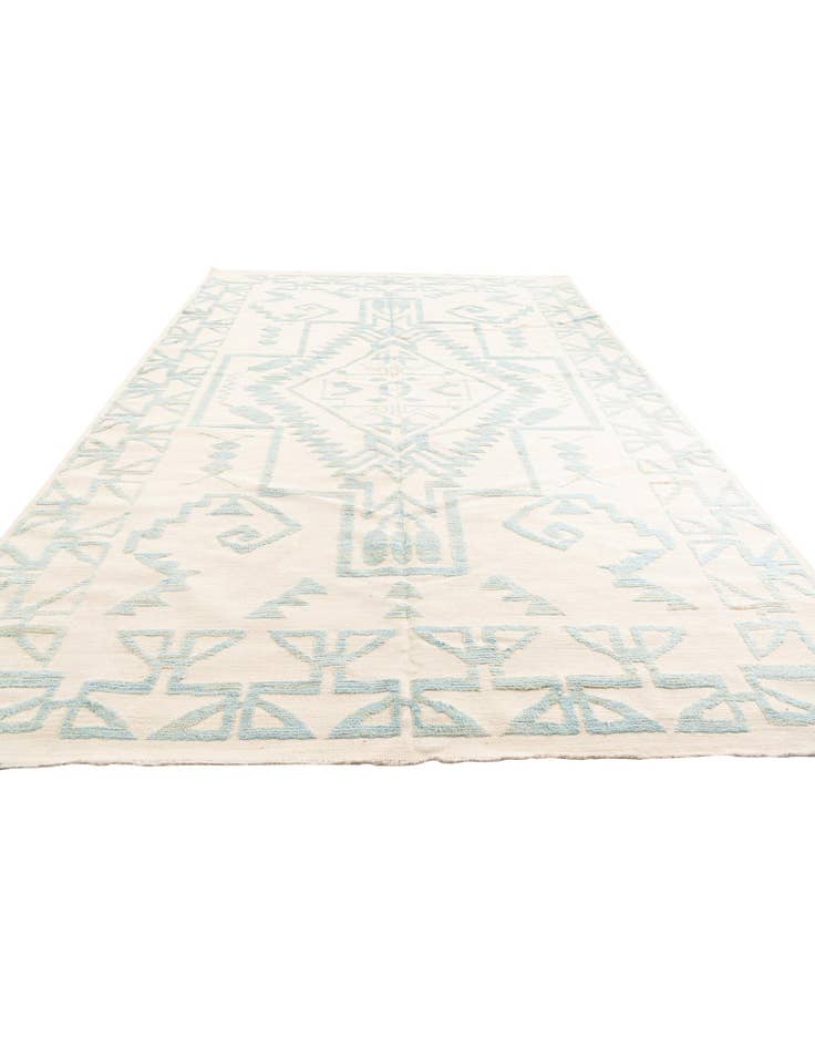 Detail image of  8' 10 x 12' 5  Hand Knotted Moroccan Wool Rug