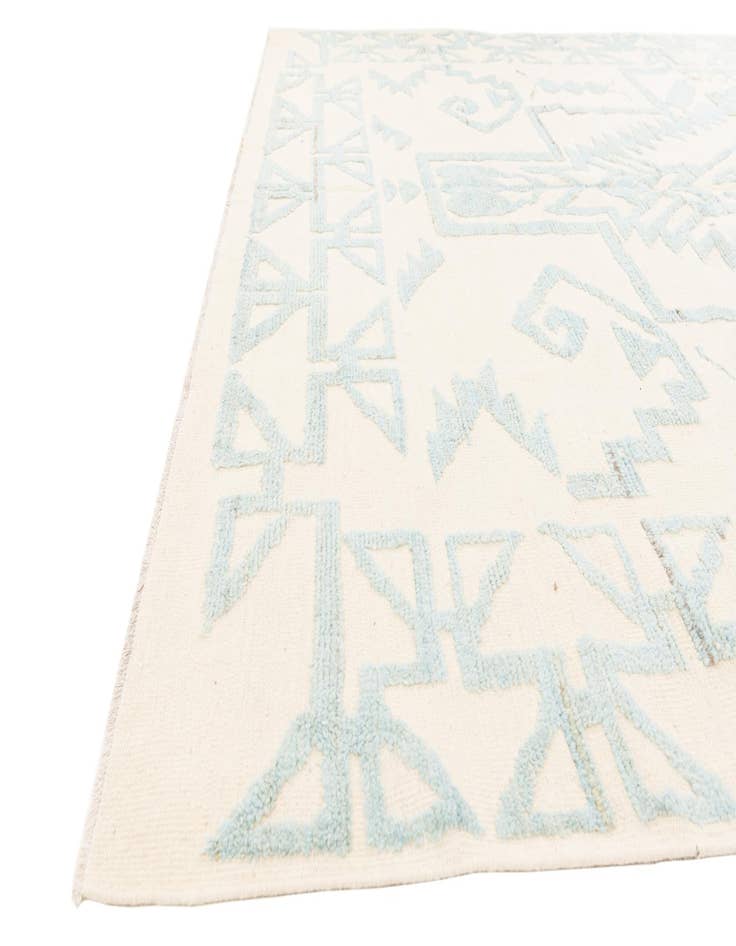 Detail image of  8' 10 x 12' 5  Hand Knotted Moroccan Wool Rug