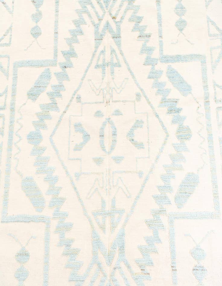 Detail image of  8' 10 x 12' 5  Hand Knotted Moroccan Wool Rug