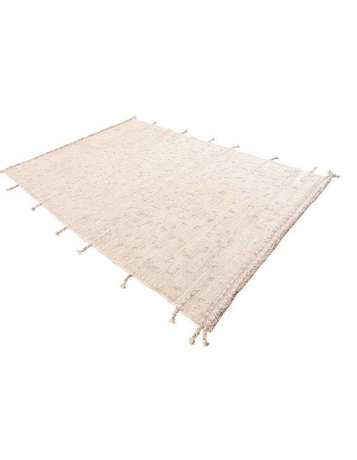 Detail image of  5' x 7' 4  Hand Knotted Moroccan Wool Rug