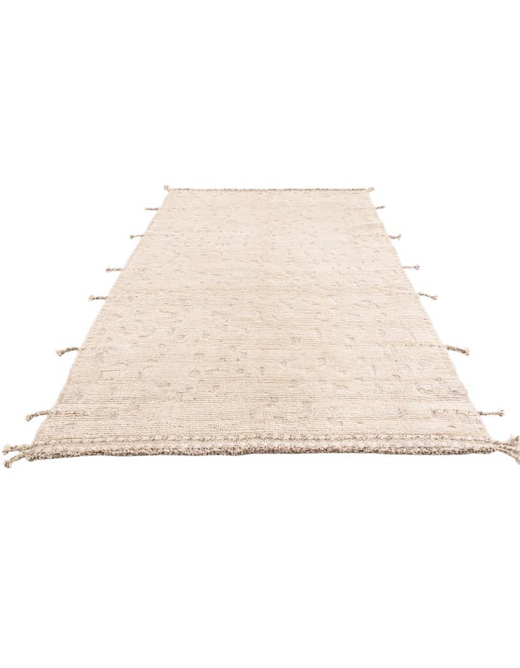 Detail image of  5' x 7' 4  Hand Knotted Moroccan Wool Rug