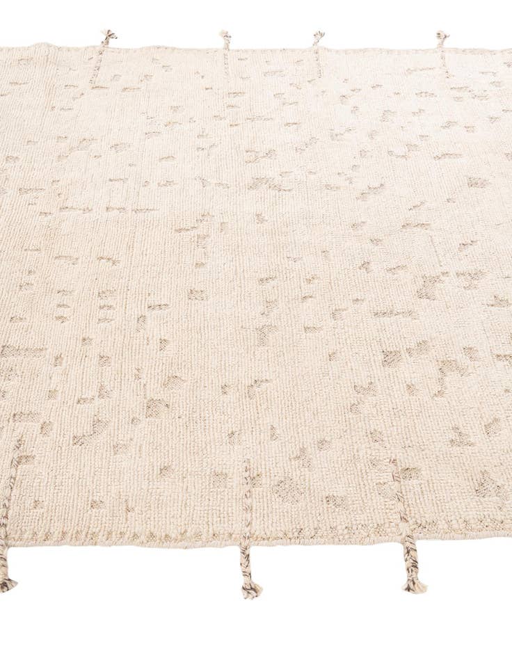 Detail image of  5' x 7' 4  Hand Knotted Moroccan Wool Rug