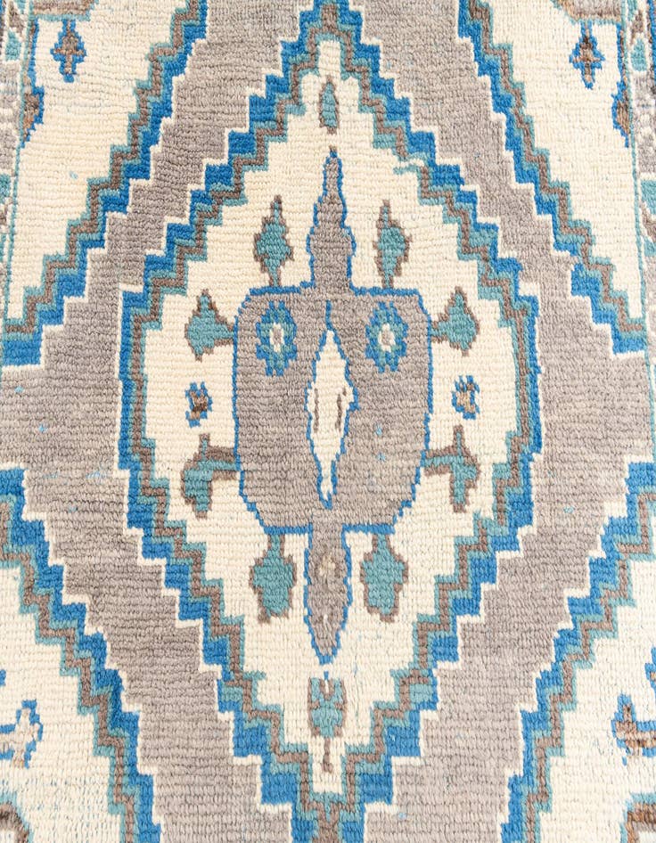 Detail image of  6' x 9'  Hand Knotted Moroccan Wool Rug