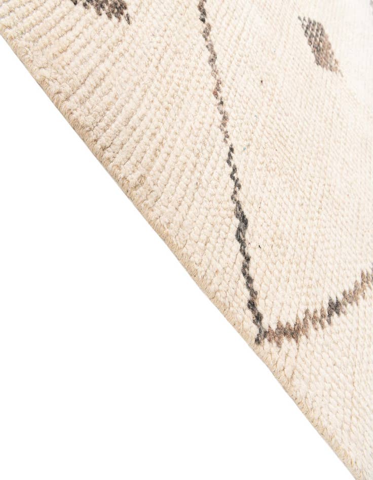 Detail image of  6' 1 x 9' 9  Hand Knotted Moroccan Wool Rug