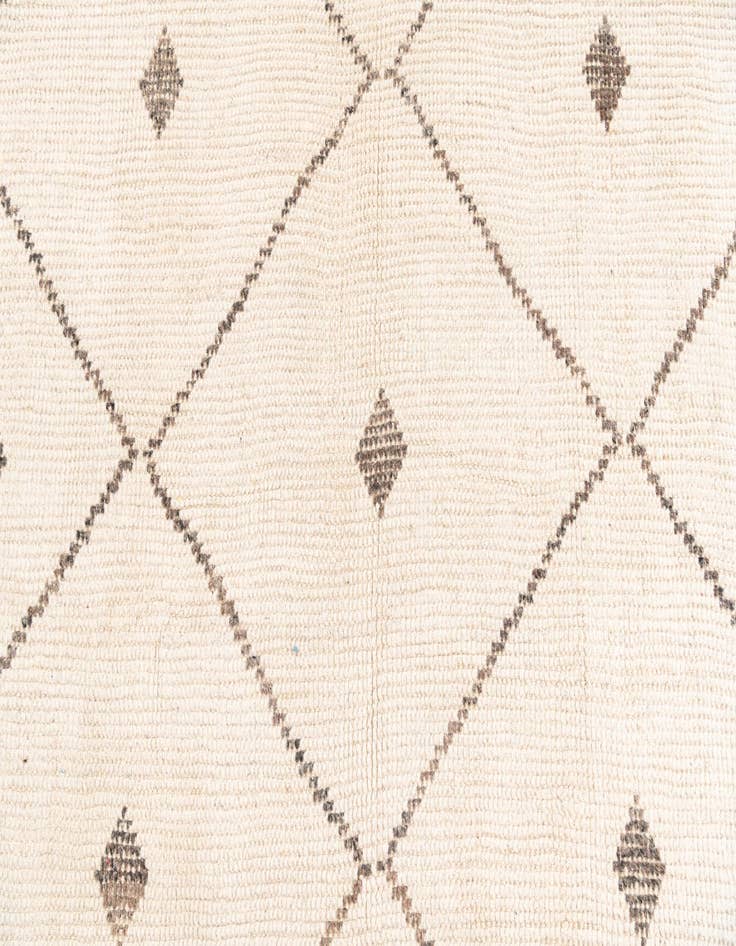 Detail image of  6' 1 x 9' 9  Hand Knotted Moroccan Wool Rug