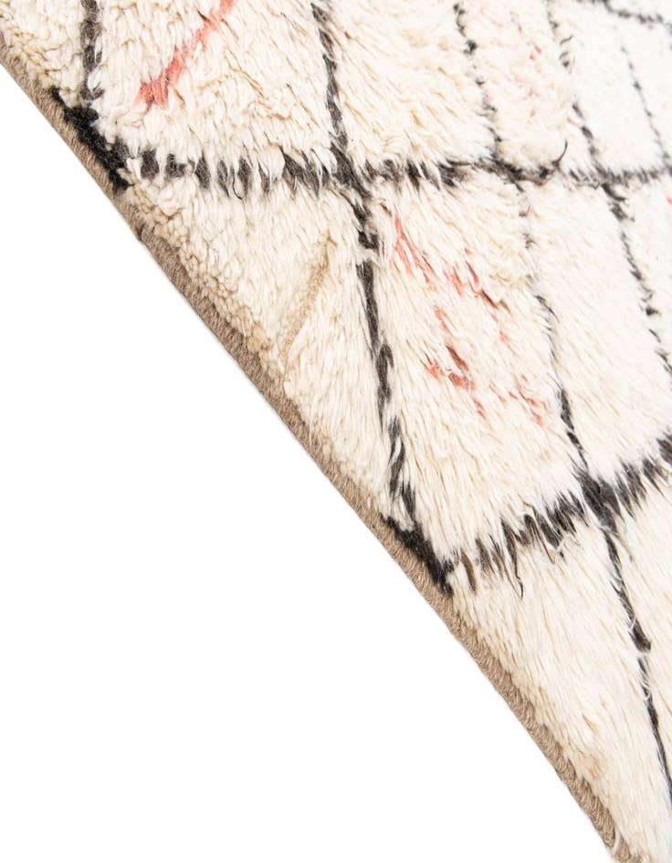 Detail image of  6' x 9' 4  Hand Knotted Moroccan Wool Rug