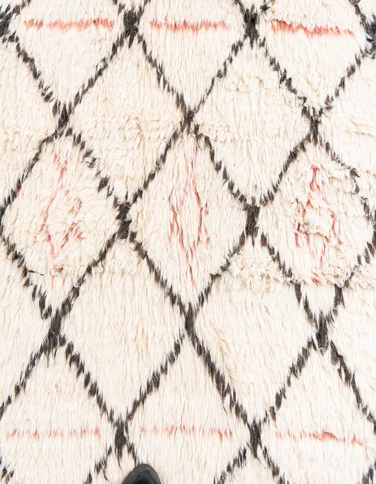 Detail image of  6' x 9' 4  Hand Knotted Moroccan Wool Rug