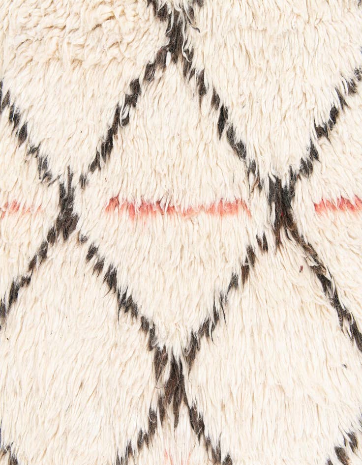 Detail image of  6' x 9' 4  Hand Knotted Moroccan Wool Rug