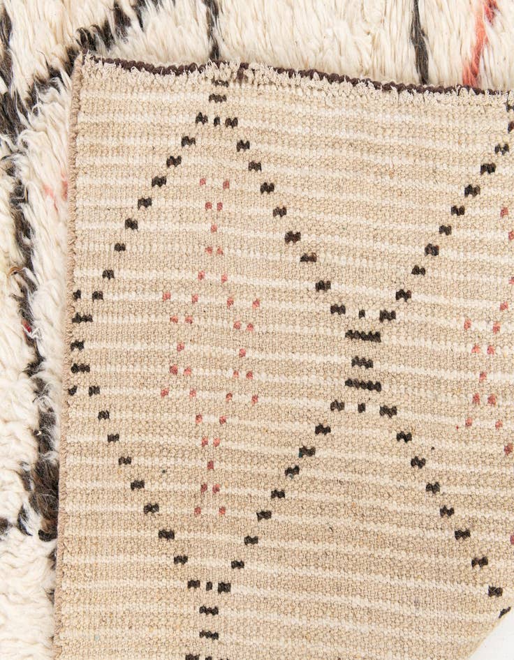 Detail image of  6' x 9' 4  Hand Knotted Moroccan Wool Rug