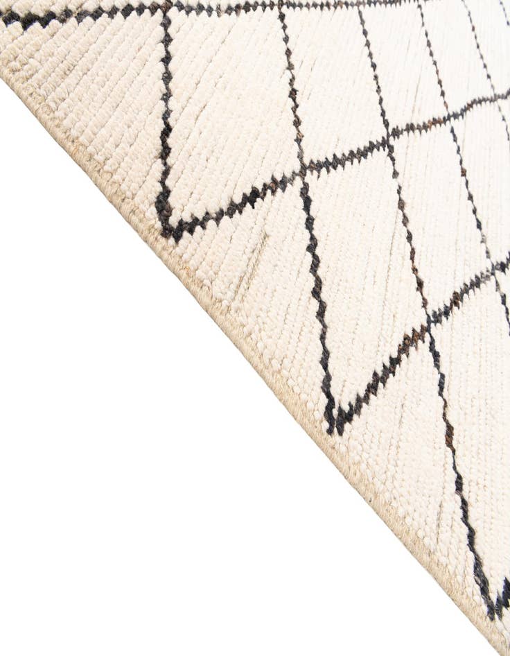 Detail image of  5' 10 x 8' 10  Hand Knotted Moroccan Wool Rug