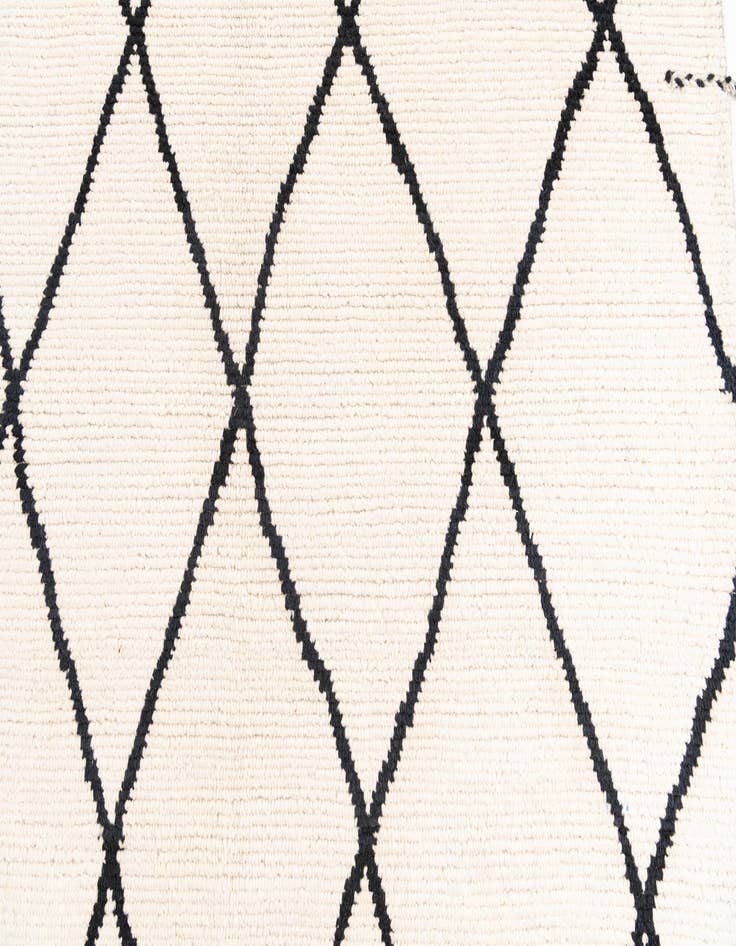 Detail image of  6' 2 x 8' 10  Hand Knotted Moroccan Wool Rug