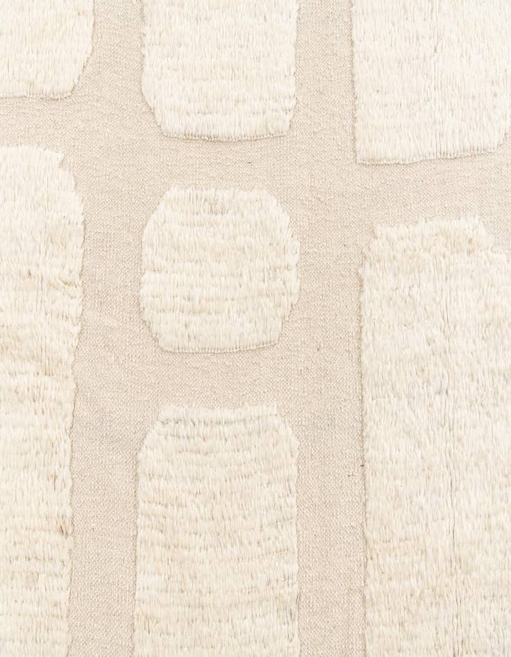 Detail image of  8' 1 x 11' 6  Hand Knotted Moroccan Wool Rug