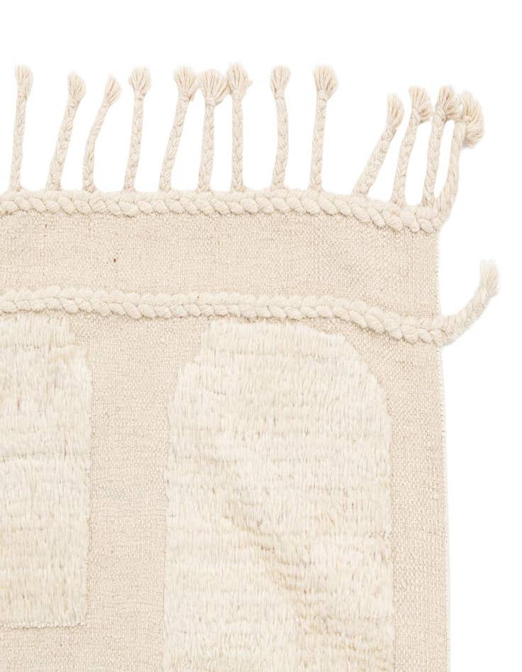 Detail image of  8' 1 x 11' 6  Hand Knotted Moroccan Wool Rug