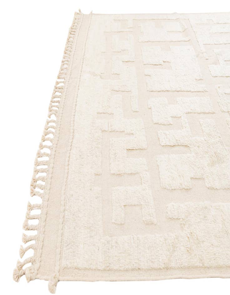 Detail image of  8' 3 x 11' 10  Hand Knotted Moroccan Wool Rug