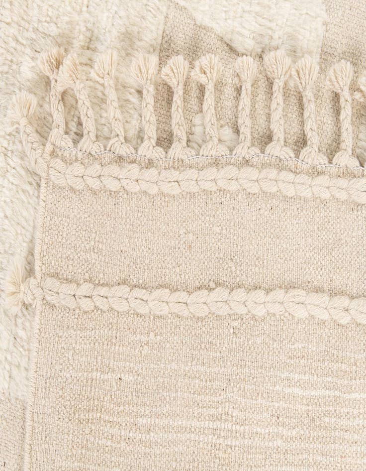 Detail image of  8' 3 x 11' 10  Hand Knotted Moroccan Wool Rug