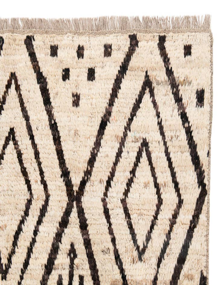 Detail image of  9' 2 x 11' 4  Hand Knotted Moroccan Wool Rug